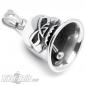 Preview: Biker-Bell mit großem Skull aus Edelstahl Totenkopf Harley Ride Bell Glücksglocke Preview: Biker-Bell mit großem Skull aus Edelstahl Totenkopf Harley Ride Bell Glücksglocke